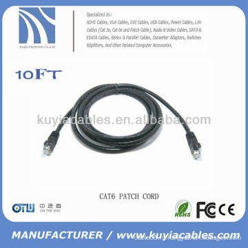 10/100/1000 10ft CAT 6 Сетевая сеть Ethernet Cat6